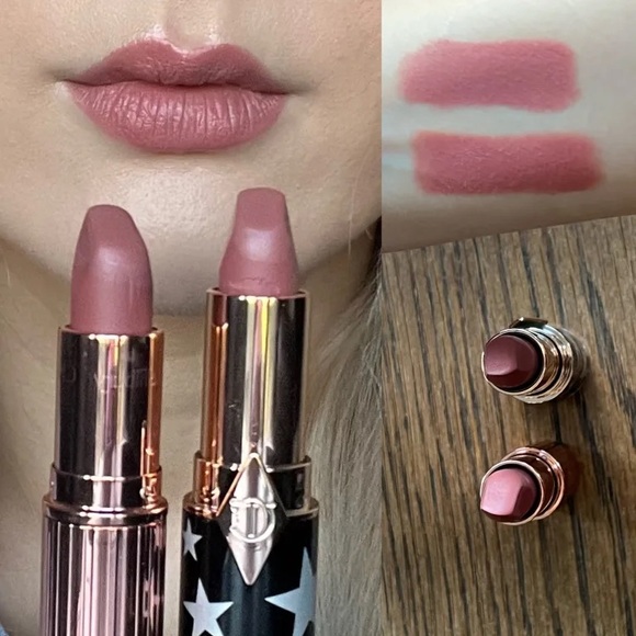 Charlotte Tilbury Elton John Rock Lips Rocket Girl Nude Pink Lipstick NIB